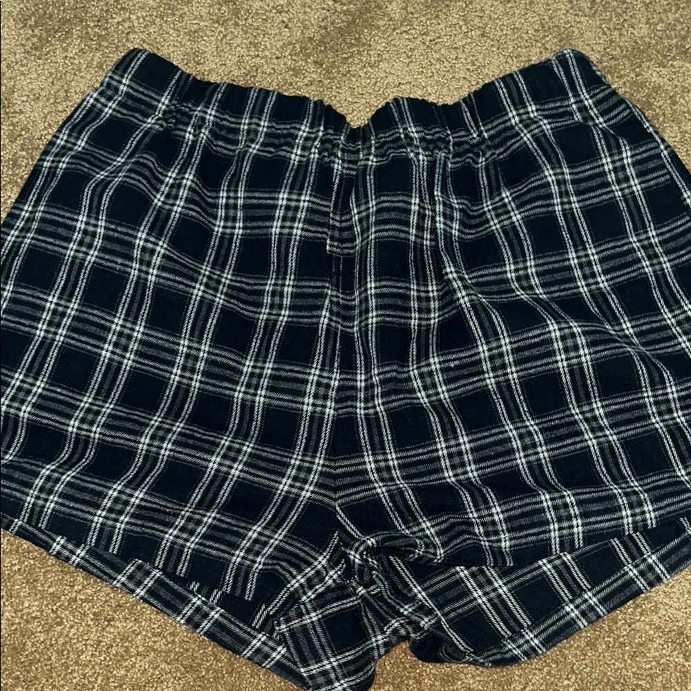 SHEIN Black and White Athletic Shorts